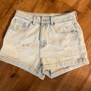 PACSUN JEAN SHORTS MOM STYLE